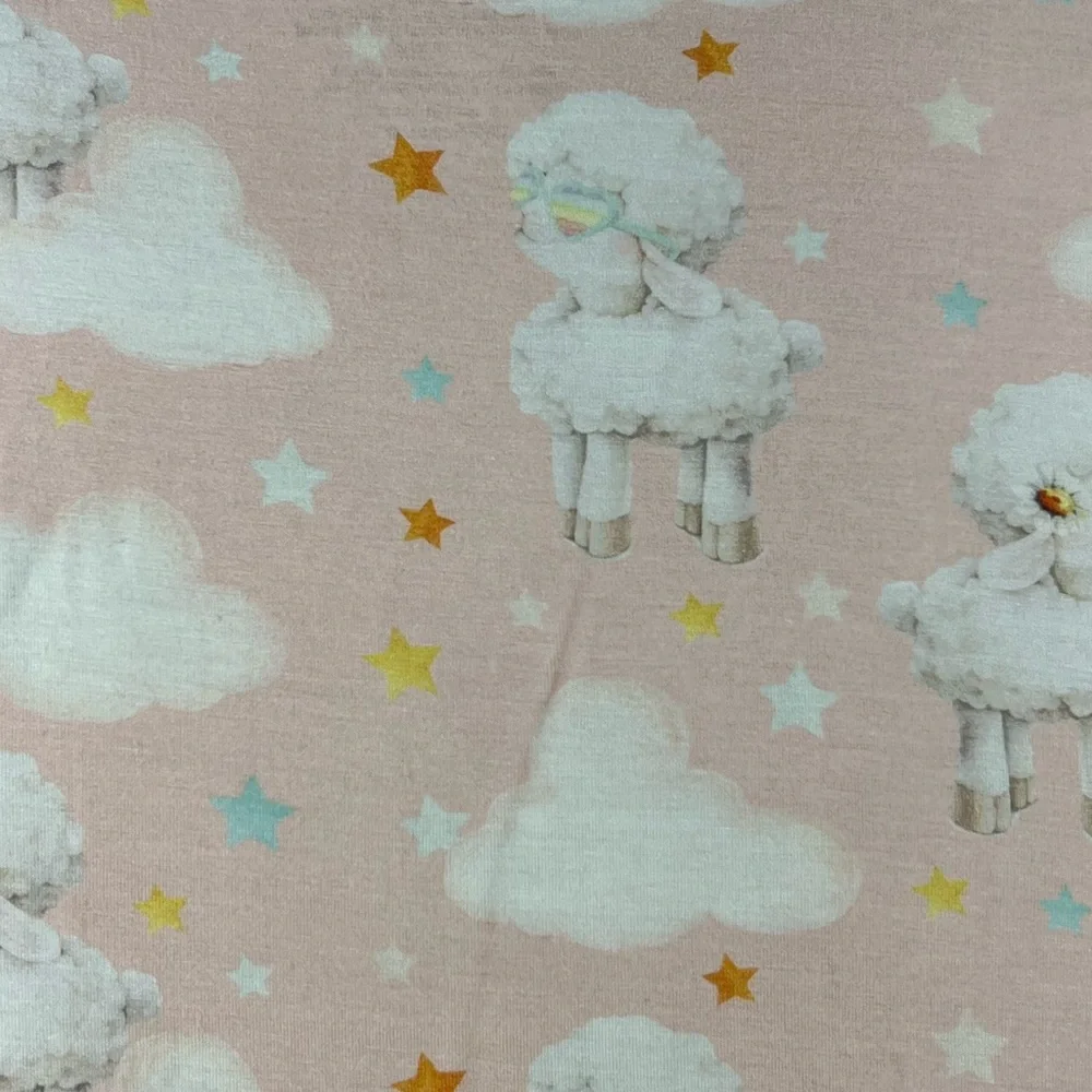 POSH PEANUT 2 Pc Lamb Bamboo Pajama Set- 2T
